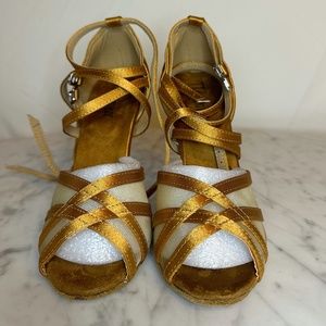 Copper Ballrom Dance Shoes/ NEW